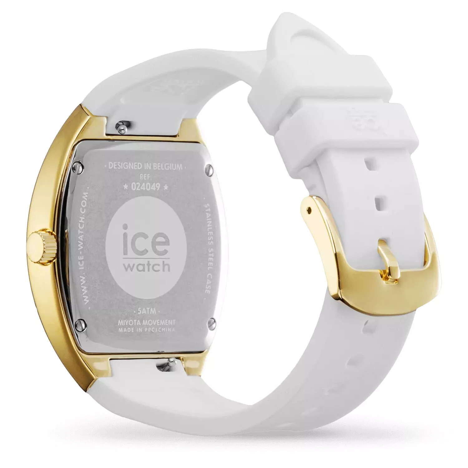 024049 ICE WATCH BOLIDAY White Gold Silicone Bianco