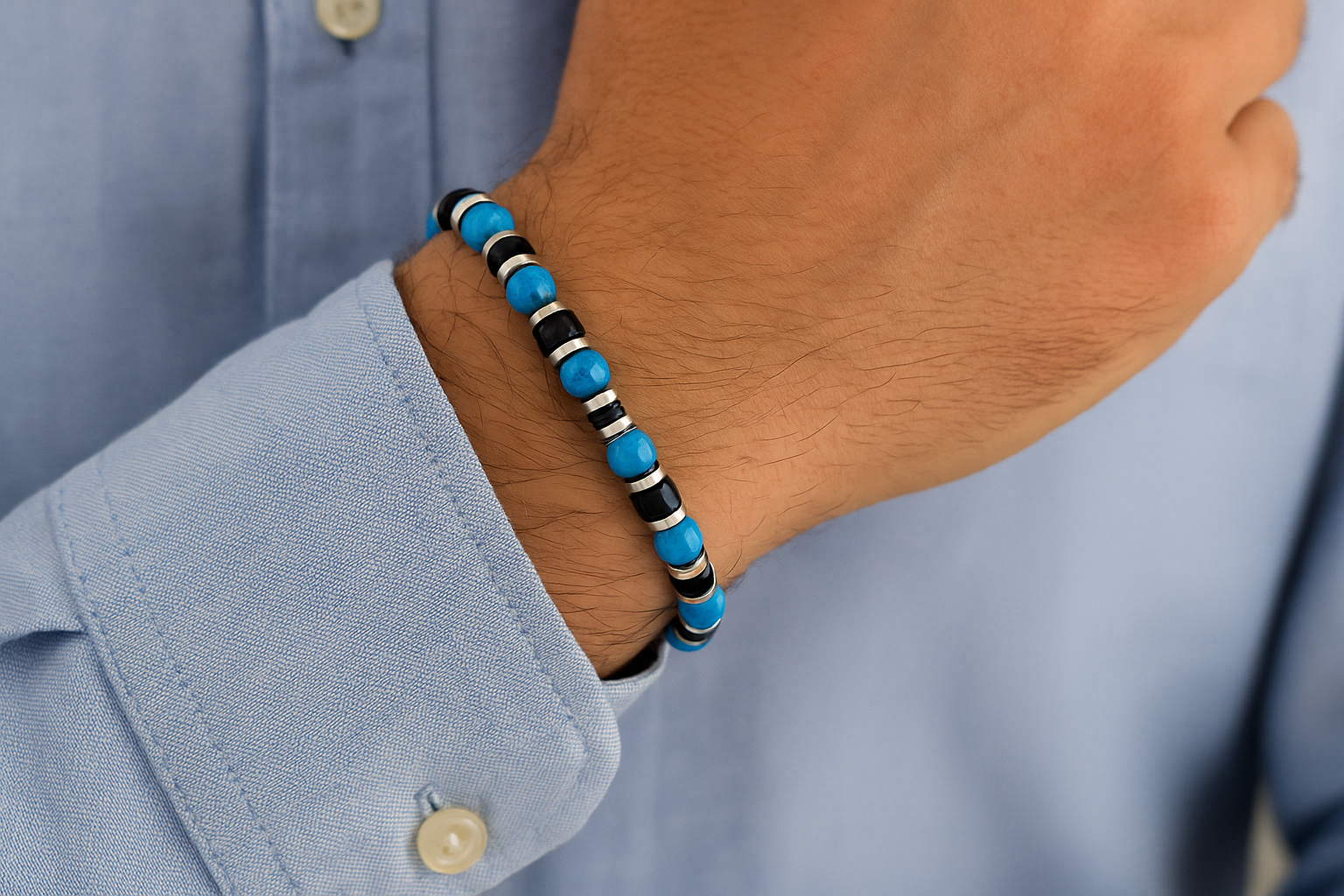 Bracciale uomo in argento BRF005ARU
