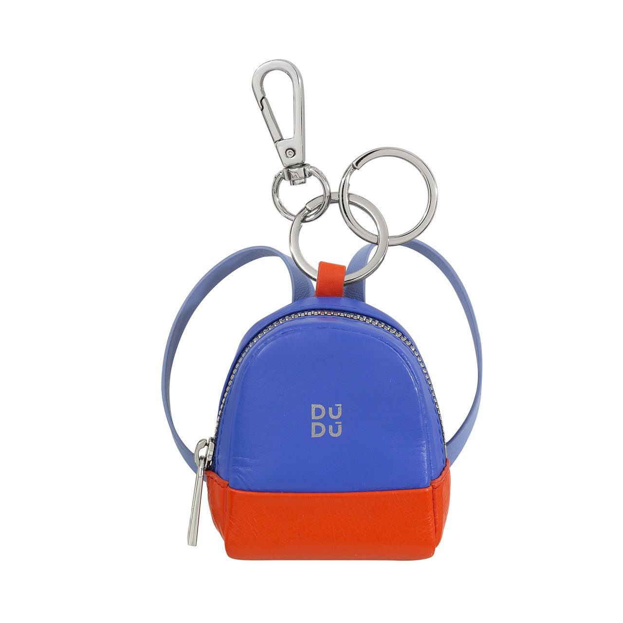 dudu-piccolo-portamonete-borsello-con-portachiavi-donna-in-pelle-534-5025-14 Mini portamonete DuDu Tarifa in pelle con portachiavi agganciato a borsa